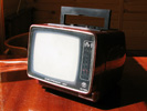 Переносной ч/б телевизор Электроника-407, 1981г.