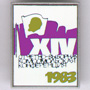 Значок делегата XIV комсомольской конференции, 1983г.